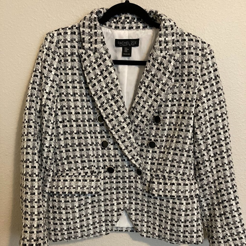Rachel Zoe Houndstooth Blazer